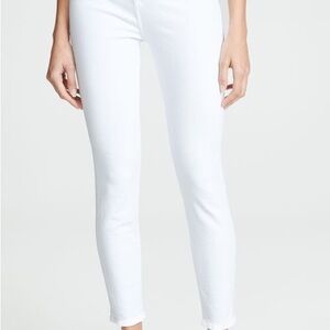 Frame Denim Women's Crisp White Skinny Jeans